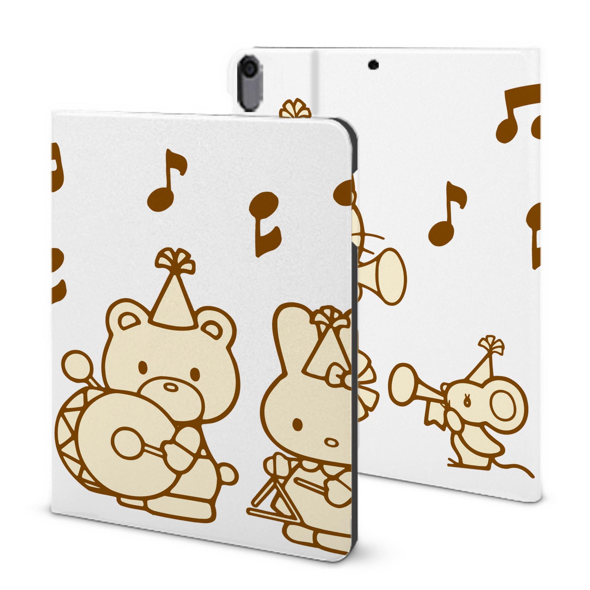 （画像用） Hello Kitty ハローキティ IPad ケース ブック型 PUレザー TPU 耐衝撃 軽量 薄型 ペン収納なし 全面保護 IPad 各モデル対応